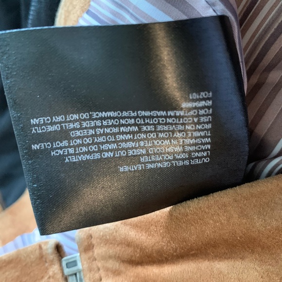 Nordstrom Bernardo genuine leather zip up jacket - Picture 4 of 4